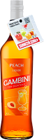 Ликер Gambini Peach with neckhanger chat bot 0,7 л фото