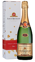 Вино игристое Louis Bouillot Grande Reserve Brut Cremant de Bourgogne in gift box 2023 0,75 л фото