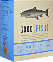 Вино Белое Сухое Good Fish 3 л фото