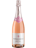 Вино игристое Розовое Полусухое Baron D’Arignac Rose 0,75 л фото