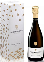 Вино игристое Белое Брют Philipponnat Reserve Perpetuelle Brut Champagne in gift box 0,75 л фото