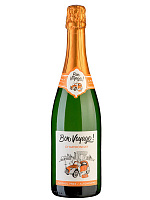 Вино игристое Белое Сладкое Bon Voyage Chardonnay 0,75 л фото