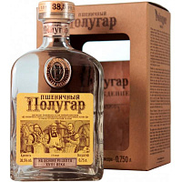 Дистиллят Polugar Wheat in gift box 0,75 л фото