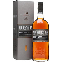 Виски Auchentoshan Three Wood Single Malt Lowland in gift box 0,7 л фото