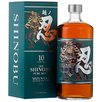 Виски Shinobu 10 Years Old Pure Malt Mizunara Japanese Oak Finish in gift box 0,7 л фото