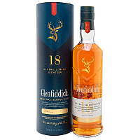 Виски Glenfiddich 18 Years Old Single Malt Speyside in tube 0,7 л фото