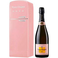 Вино игристое Розовое Брют Veuve Clicquot Rose Brut Champagne in cooler pack 0,75 л фото