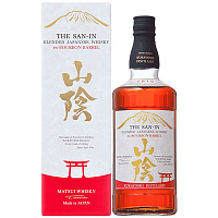 Виски The Matsui The San-In ex-Bourbon Barrel in gift box 0,7 л фото