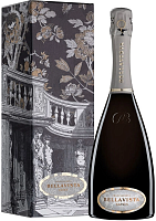 Вино игристое Белое Брют Bellavista Saten Franciacorta Brut in gift box 2019 0,75 л фото