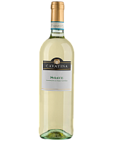 Вино Белое Сухое Cavatina Soave 2023 0,75 л фото