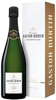 Вино игристое Белое Брют Gaston Burtin Blanc de Blancs Champagne in gift box 2018 0,75 л фото