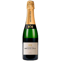 Вино игристое Белое Брют Breton Fils Tradition Brut 0,375 л фото