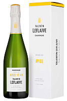Вино игристое Белое Экстра Брют Valentin Leflaive Avize Blanc de Blancs Extra Brut Champagne in gift box 2017 0,75 л фото