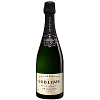 Вино игристое Белое Брют Sublime Blanc de Blancs Grand Cru Brut Champagne 2015 0,75 л фото
