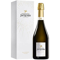 Вино игристое Белое Брют Jacquart Blanc de Blancs Millesime Champagne in gift box 2015 0,75 л фото