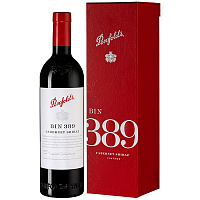 Вино Красное Сухое Penfolds Bin 389 Cabernet Shiraz South Australia in gift box 2021 0,75 л фото