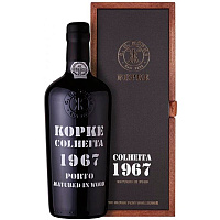 Портвейн Kopke Colheita in wooden box 1967 0,75 л фото