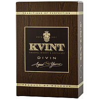 Бренди Kvint Divin 8 years old in gift box 0,5 л фото