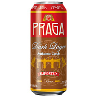 Пиво Тёмное Praga Dark Lager in can 0,5 л фото
