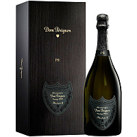 Вино игристое Белое Экстра Брют Dom Perignon Plenitude 2 Vintage Champagne in wooden box 2003 0,75 л фото