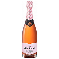 Вино игристое Розовое Брют Vilarnau Rose Delicat Reserva Brut Cava 2018 0,75 л фото