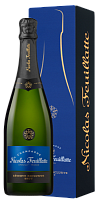 Вино игристое Белое Брют Nicolas Feuillatte Reserve Exclusive Brut Champagne in gift box 2018 0,75 л фото