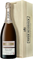 Вино игристое Белое Экстра Брют Piper-Heidsieck Essentiel Blanc de Blancs Extra Brut in wooden box 1,5 л фото