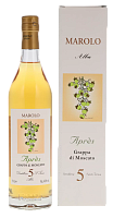 Граппа Marolo di Moscato Apres 5 in gift box 0,7 л фото