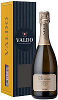 Вино игристое Белое Полусухое Valdo Cuvee Viviana Valdobbiadene Prosecco Superiore di Cartizze in gift box 0,75 л фото