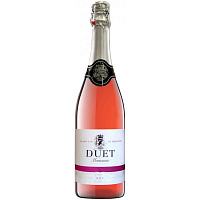 Вино игристое Розовое Сухое Duet Rosado Sec 0,75 л фото