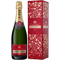 Вино игристое Белое Брют Piper-Heidsieck Brut Champagne in gift box 0,75 л фото