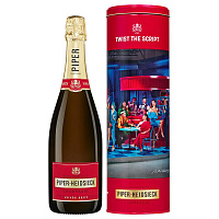Вино игристое Белое Брют Piper-Heidsieck Brut Champagne in tube Prohibition Edition 2022 0,75 л фото