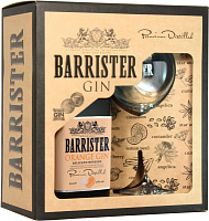 Джин Barrister Orange with a glass in gift box 0,7 л фото