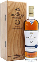 Виски Macallan Double Cask 30 Years Old in wooden box 0,7 л фото