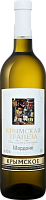 Вино Белое Полусладкое Krymskаya Trаpezа Chardonnay 0,75 л фото