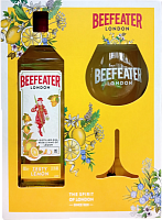Джин Beefeater Lemon with a glass in gift box 0,7 л фото