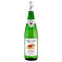 Вино Белое Полусухое Messias Santola Vinho Verde 0,75 л фото