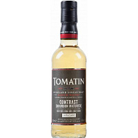 Виски Tomatin Contrast Bourbon Single Malt Highland in gift box 0,35 л фото