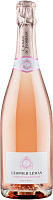 Вино игристое Розовое Брют Leopold Leman Cremant de Bordeaux Brut Rose 0,75 л фото