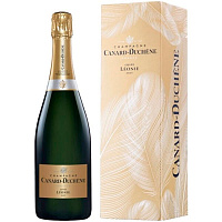 Вино игристое Белое Брют Canard-Duchene Cuvee Leonie Brut Champagne in gift box 0,75 л фото