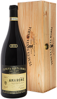 Вино Красное Сухое Tenuta Santa Maria Amarone della Valpolicella Classico Riserva in wooden box 2017 3 л фото