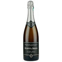 Вино игристое Белое Сухое Dopff & Irion Zero Dosage Cremant d'Alsace Extra Brut 0,75 л фото