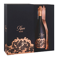 Вино игристое Розовое Брют Piper-Heidsieck Rare Rose Millesime Champagne in gift box 2014 0,75 л фото