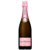 Вино игристое Розовое Брют Louis Roederer Rose Brut Champagne 2016 0,75 л фото