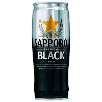 Пиво Тёмное Sapporo Premium Black in can 0,65 л фото
