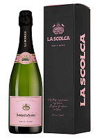 Вино игристое Розовое Soldati La Scolca Brut Rose in gift box 2021 0,75 л фото