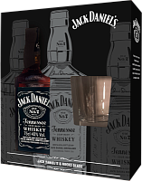 Виски Jack Daniel's with a glass in gift box 0,7 л фото