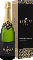 Вино игристое Белое Брют Joseph Verdier Tresors de Loire Cremant de Loire Brut in gift box 0,75 л фото