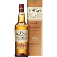 Виски The Glenlivet 12 Years Old Excellence Single Malt Speyside in gift box 0,7 л фото
