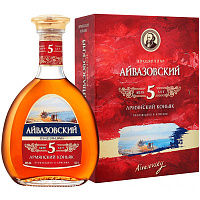 Коньяк Aivazovsky 5 Years Old in gift box 0,5 л фото